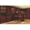 Buy cheap 18mm Solid Wood Kitchen Cabinets Quartz Stone Wood Look Countertops Aluminum Toe Kick from wholesalers