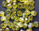 Buy cheap Yellow color Synthetic diamonds big size man made synthetic rough diamond from wholesalers