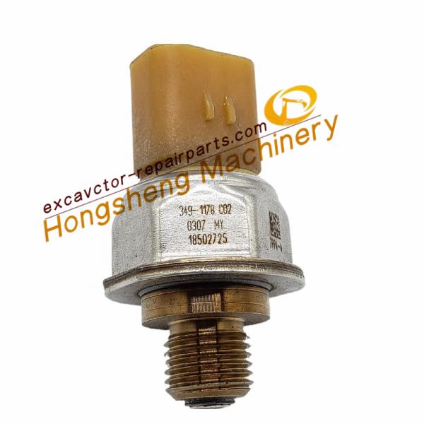 Buy cheap Cat Excavator Common Rail Pressure Sensor 3491178 349-1178 For E330D E336D E345D from wholesalers