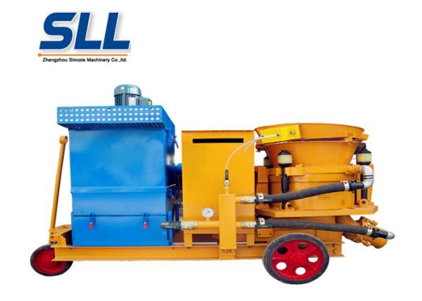 Environmental Dustless Dry Mix Concrete Spraying Machine Low Rebound in