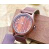 Buy cheap Stylish Waterproof Wooden Watches With Leather Bands / Red Wood from wholesalers