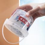 Water ISO9001SGS Certified Empty Plastic Bucket for Fruit Yogurt Milk Tea