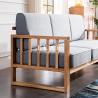 Buy cheap Northern Europe Solid Wood Frame With Seating Cushion Modern Furniture Sofa from wholesalers