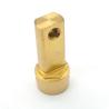 Buy cheap Copper CNC Turning Parts Wheel Hex Coupling Sturdy Customized OEM from wholesalers