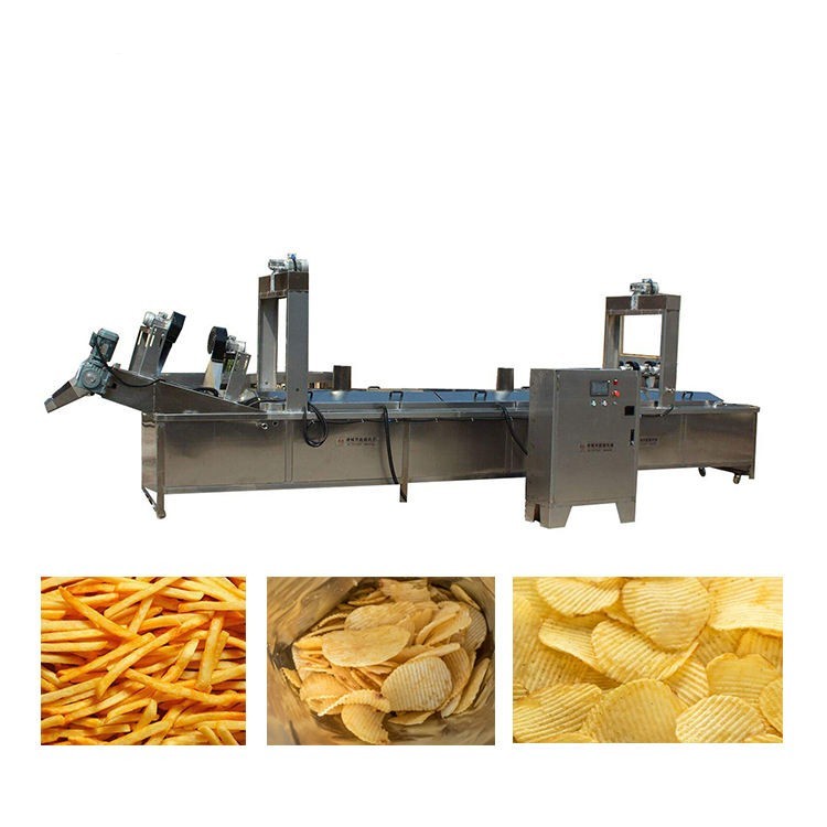 Semi-automatic potato chips production line frozen french fries making machine potato chips machine for sale