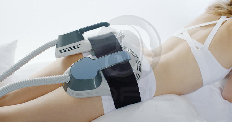 RF EMS Sculpting Machine EMS Muscle Stimulator Pro Max With 4 Handles