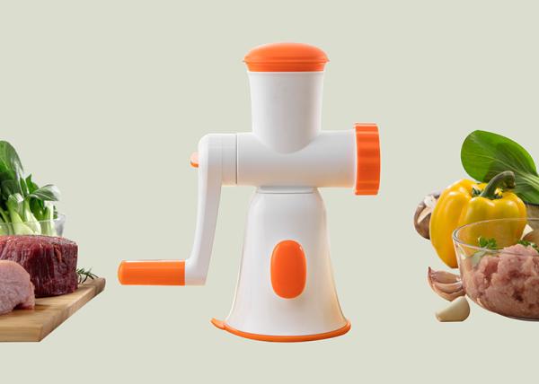 Buy cheap Non Electric Manual Meat Mincer Complete Food Grinder Three Blades Layout from wholesalers