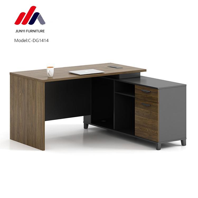 Extendable Wooden Executive Desk Customized Office Furniture for President and Staff