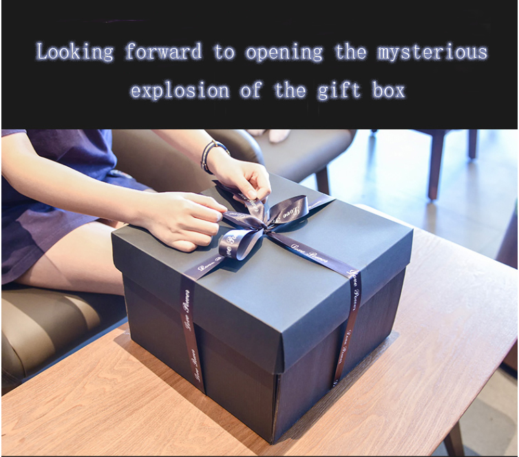 Luxury Christmas Explosion Gift Box , OEM Service Valentine'S Day Favor Boxes