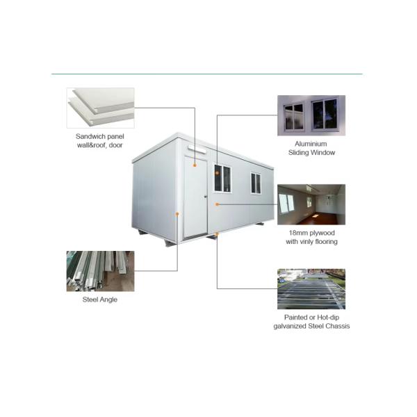 Multiple Size Specifications Prefabricated Expandable Containers With Terraces.