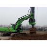 Buy cheap KR50 Small Borehole Excavator Bore Pile Auger Foundation Earth Hole Drilling Rig from wholesalers