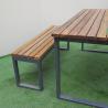 Buy cheap Outdoor Patio Antique Wooden Furniture Dining Table Bench Set Wholesale from wholesalers