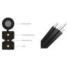 Buy cheap 1 Core FTTH Drop Cable from wholesalers