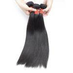 Unprocessed Human Hair Weave Extension Silky Straight Wave Virgin Hair Bundle