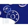 Buy cheap Laser Drilling Round Clear Fused Silica Wafer With Hole from wholesalers