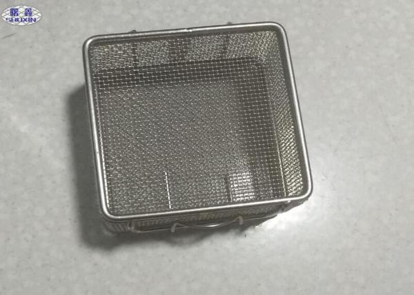 Buy cheap Medical Disinfection Stainless Steel Wire Mesh Baskets Corrosion Resistant from wholesalers