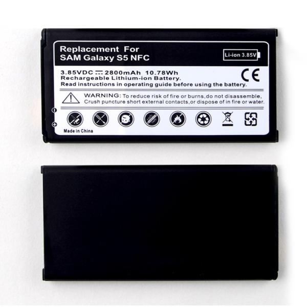 Buy cheap S5 Samsung Phone Battery Replacement 100% Pure Cobalt 2800mAh Capacity 3.85v from wholesalers
