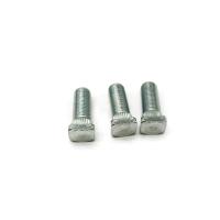 Buy cheap C1045 Iron Galvanized Square Head Set Screw A4-80 Hardness electrolytic product