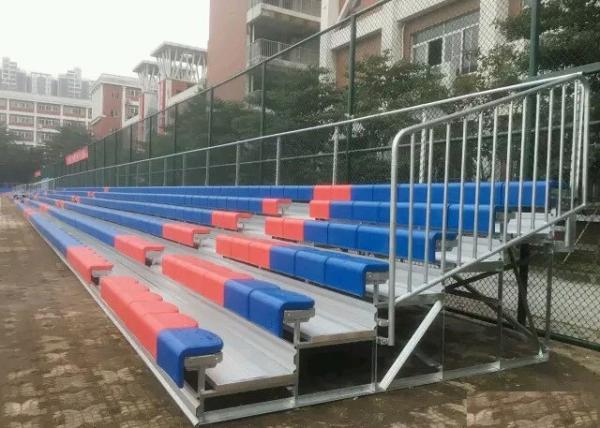 Buy cheap Fixed Aluminum Outdoor Bleachers / Bottom Stable Temporary Stadium Seating from wholesalers