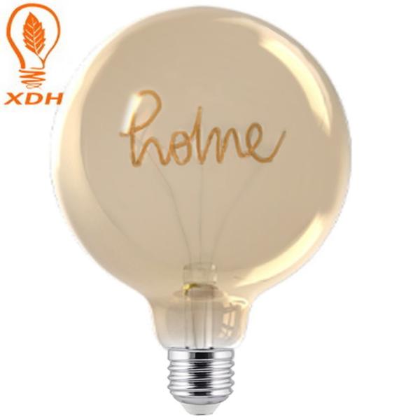 Buy cheap 2200K Flexible LED Bulb G125 Letter Home Amber Vintage Light Bulbs 125*175mm from wholesalers