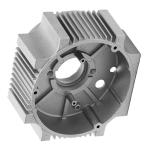 Silver Housing Aluminum Die Casting Parts Electromechanical Enclosure For