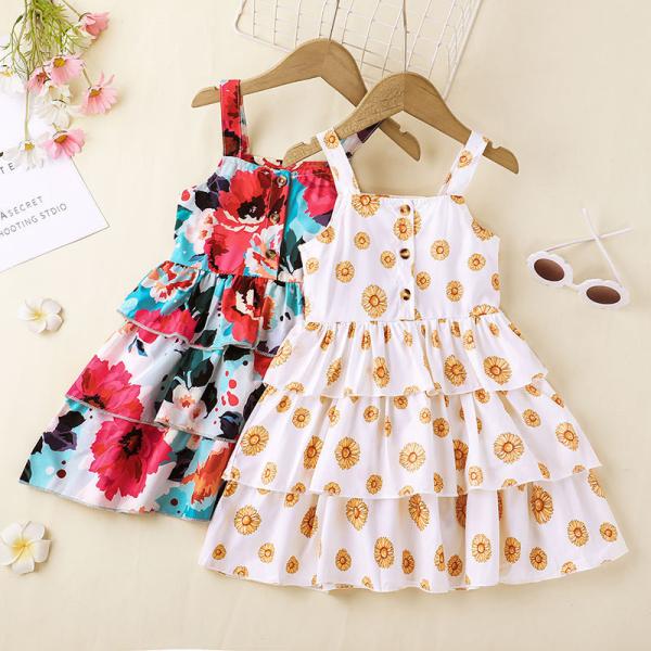 Buy cheap Summer Children'S Clothing Sunflower Print Children'S Clothing from wholesalers