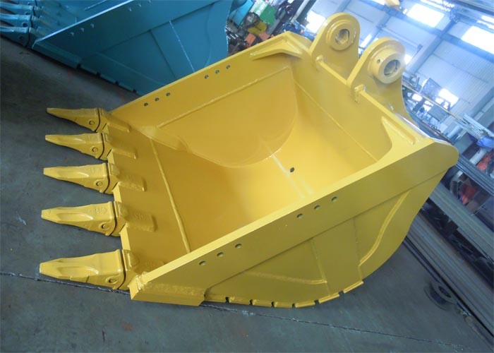 Tilting CAT365 Excavator Rock Bucket Wear Resistance High Performance