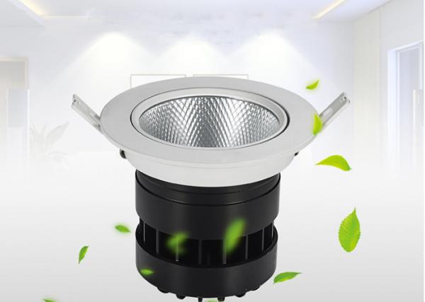 Living Room Recessed LED Downlight Heat Dissipation With Twin Shaft Universal