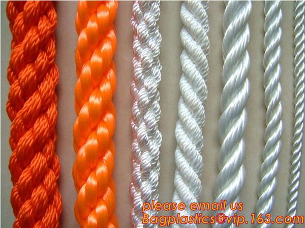 8mm polypropylene rope 8-ply mooring ship rope used ship rope, polypropylene