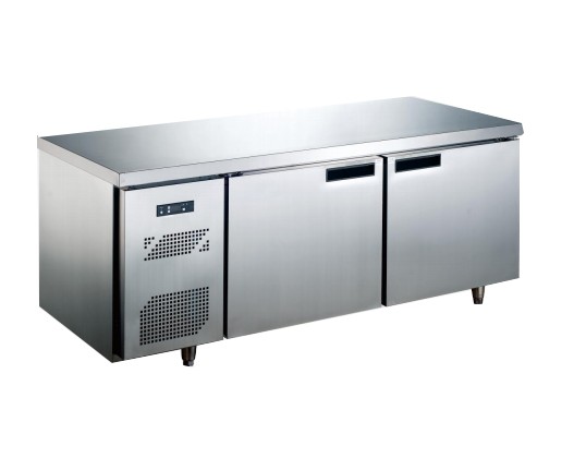 Commercial Undercounter Refrigerator Freezer 2 Door Self - Closing Energy Saving -12°C~-18°C
