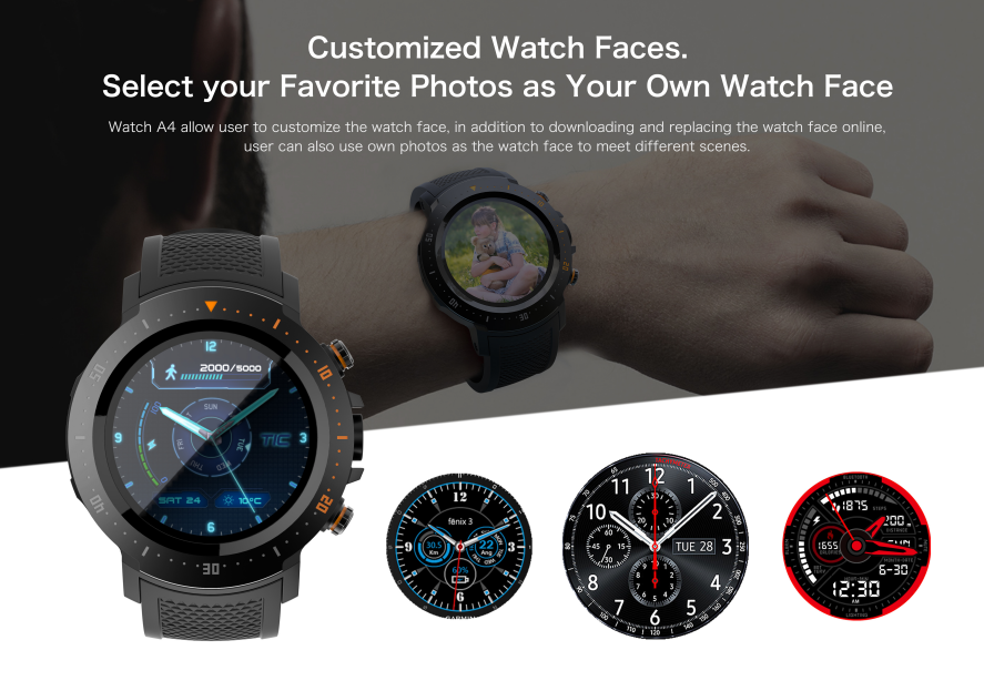Android GPS 4G Talking Waterproof Sport Smart Watch