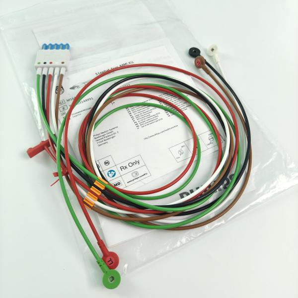 PHILIP Patient Monitor Medical Device Consumables CBL 5 Leadset Snap AAMI ICU