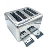 Buy cheap Commercial Stainless Steel Toaster 4 Slice Square Bread Machine from wholesalers
