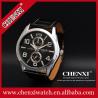 Buy cheap Cheap Stainless Steel Watches L021C CHENXI Branding Watches Black White Leather Watches from wholesalers