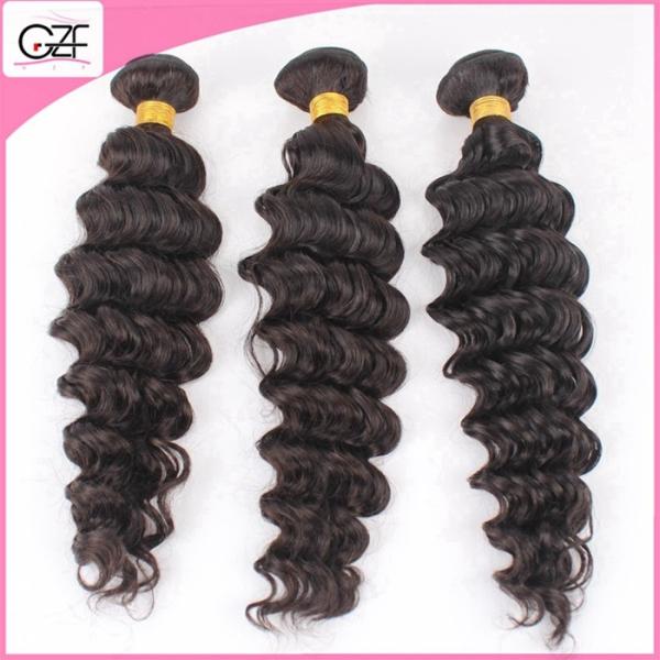 Buy cheap Cheap 100% Hair Extension Human, Grade 5a 6a 7a 8a Malaysian Hair Deep Wave Human Hair Bundles from wholesalers