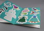 Blue Gold Foil Stamping Board Books For Toddlers , Cartoon Figure Kids Board
