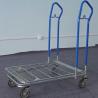 Buy cheap Strong Frame Material Handling Cart Trolley Delivery Goods Silver Color from wholesalers