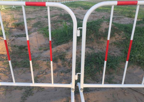 Buy cheap Galvanized Welded Crowd Control Gates , Portable Crowd Barriers For Events from wholesalers