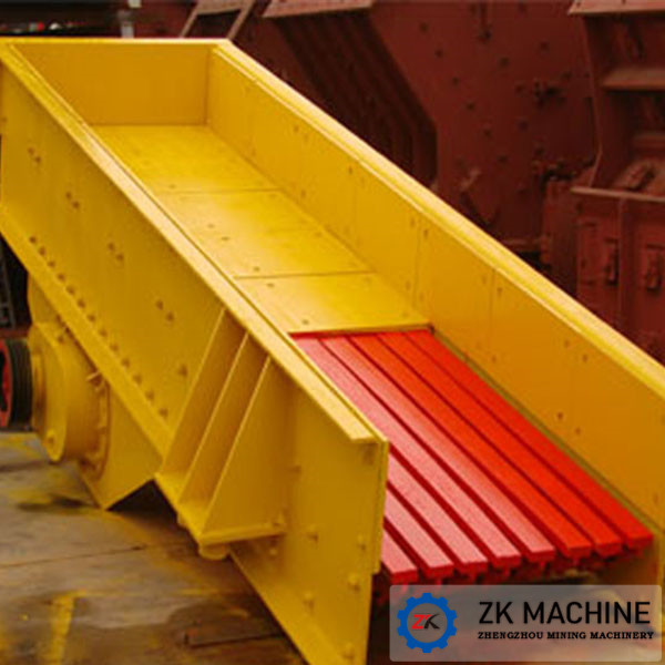 Stable Running Vibrating Feeder Machine For Mine Ore Dressing Industry