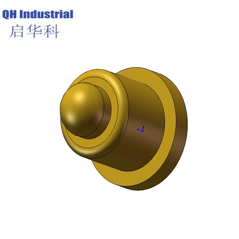 SMT 2.0mm Plating Au SMT Artphone 90 Degree Bend Androvid TV Box Mobile PCB Spring Loaded Pin