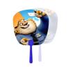 Buy cheap Custom Plastic 3D Lenticular Picture Printing PET Flip Advertising Fan PP Fan Printing 3D Hand Fan Business Gift from wholesalers