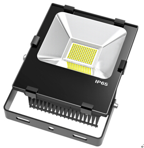 High Brightness Black Outdoor LED Flood Light 70W SMD2835 Avaliable Dimmable RGB Color