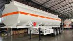 Three Axel 44 Cubic Meters Palm Crude Oil Tanker Trailer Fuel Tanker Semi
