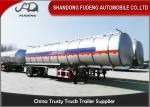 Carbon Steel 15000 Gallon 50m³ Fuel Tanker Semi Trailer 12 Wheeler Plam Oil