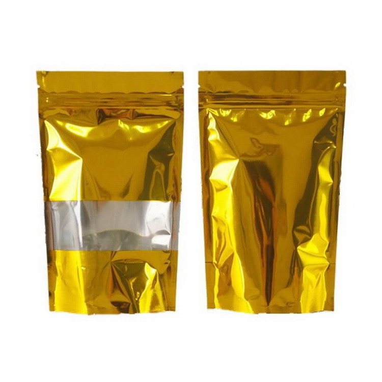 Metallic Resealable Poly Small Aluminum k Large Smell Proof Mylar Bags With Window