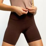 Women'S High Waist Yoga Short 210gsm Running Exercise Spandex Shorts