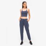 Loose Joggers Drawstring High Waist Yoga Pants 210gsm Workout Joggers For Women