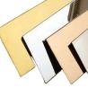 Buy cheap Fireproof Decoiling Mirror Stainless Steel Sheet Gold 0.8 Mm Durable from wholesalers