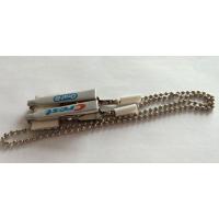 Buy cheap High quality silver color dental bib clips fashionable ball chain scarfpin product