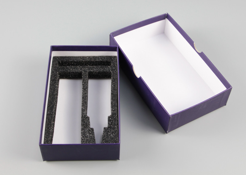 Jewelry Packing Pretty Silver Stamping Small Product Boxes Full Color Printing